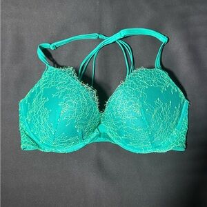 Victoria's Secret Teal Lace Bra